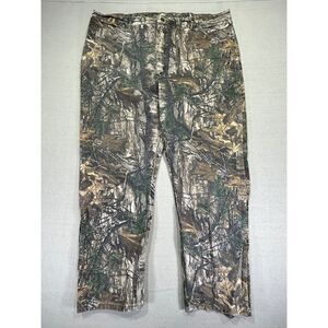 Wrangle Men's 46 RealTree Camo Turkey Deer Archery Hunting Fishing Denim Jeans